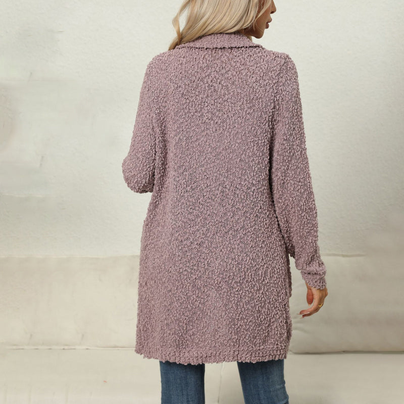 Casual Solid Colour Cardigan