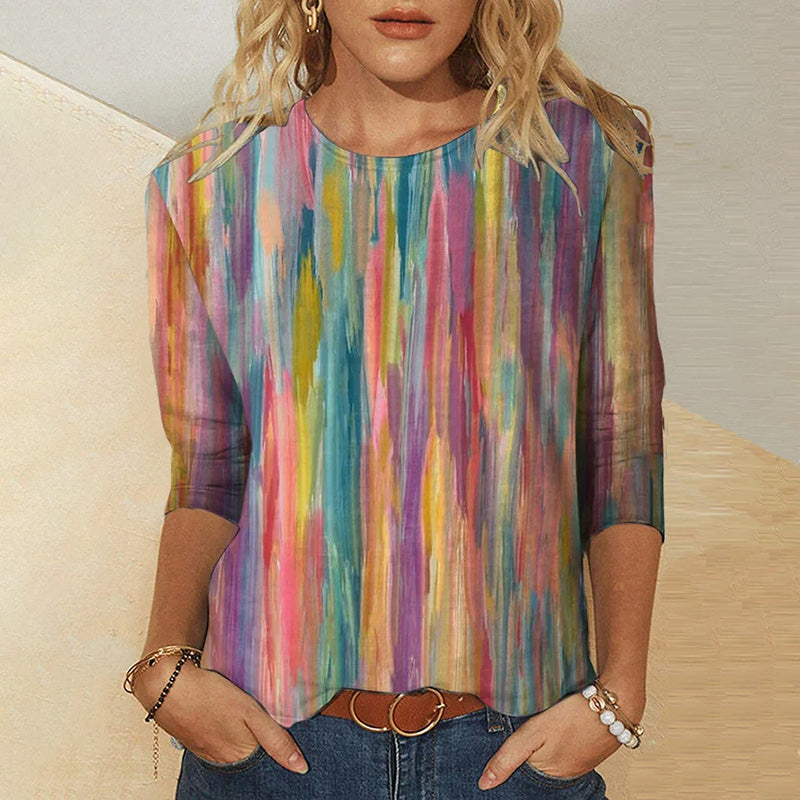 Vintage Colourful Gradient T-Shirt