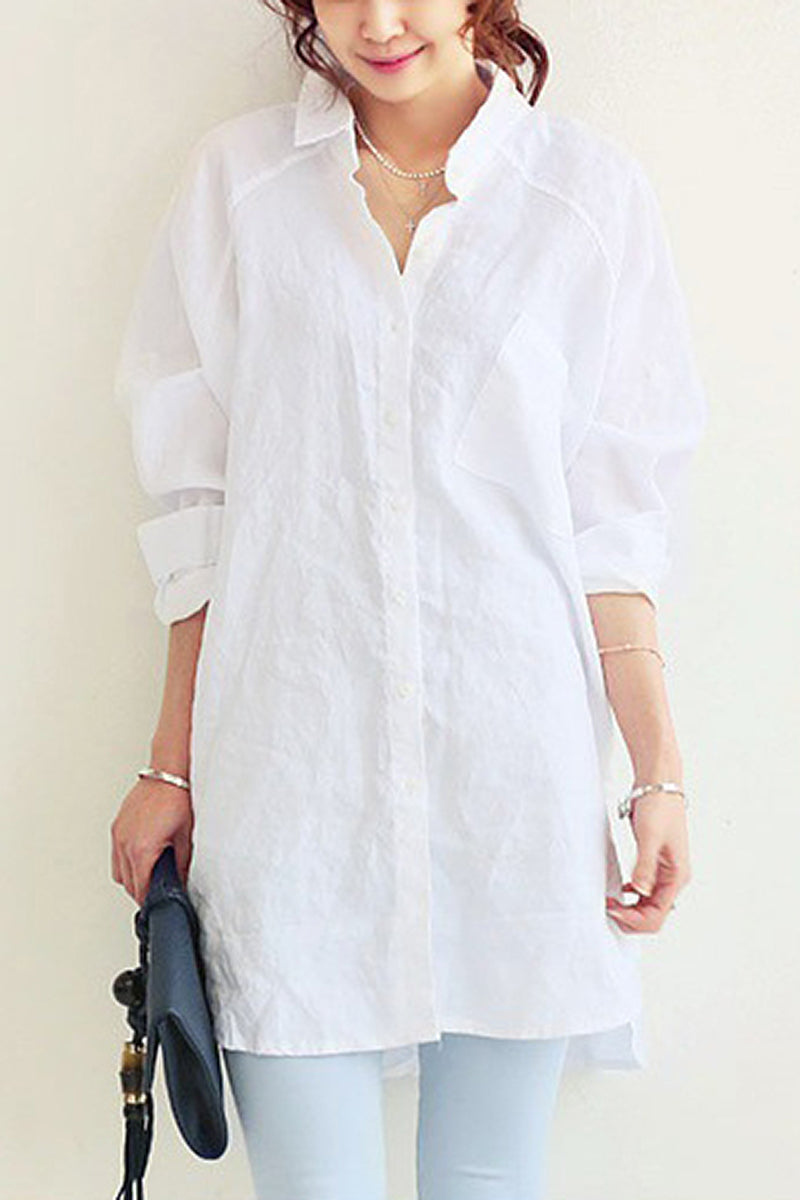 Kate | Oversized Linen Shirt