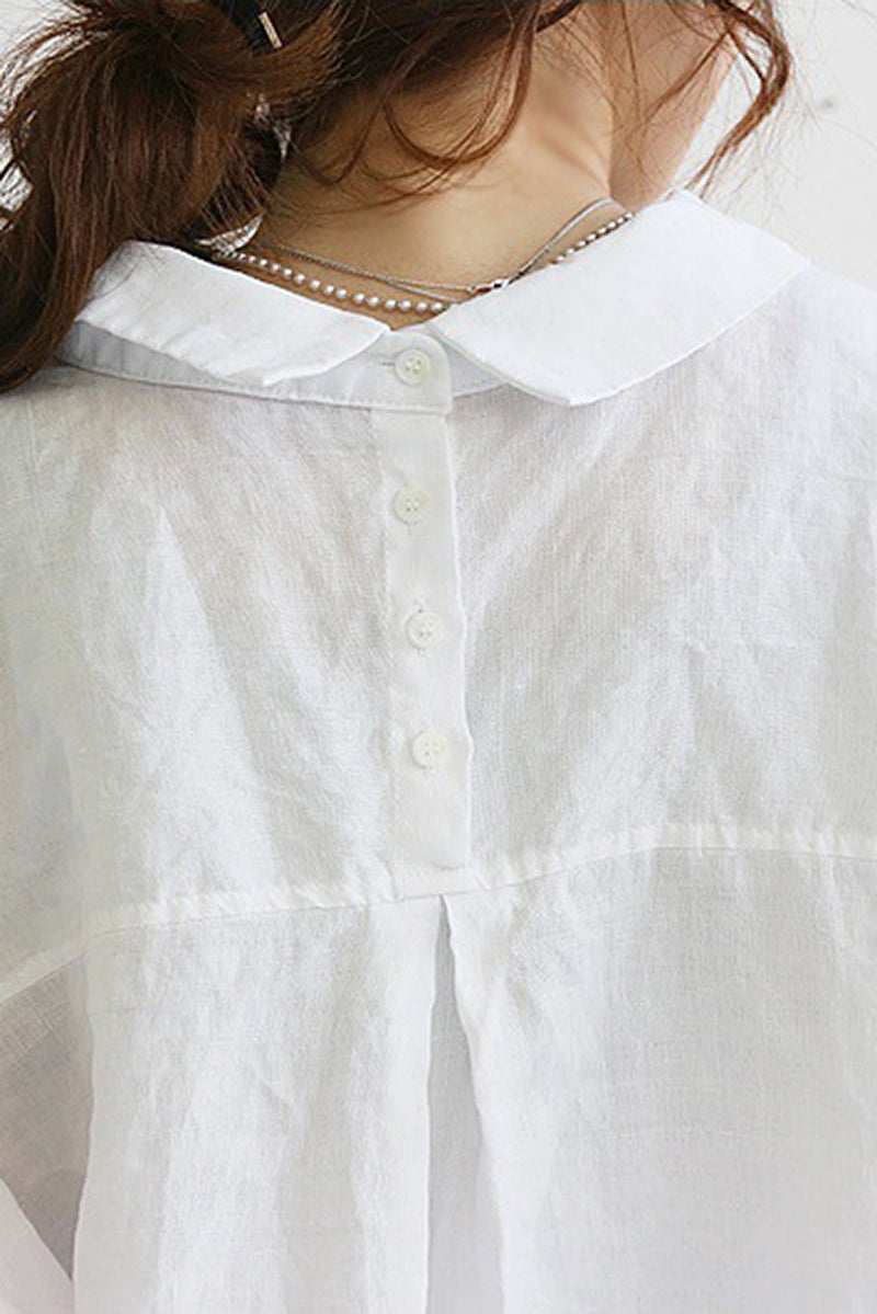 Kate | Oversized Linen Shirt