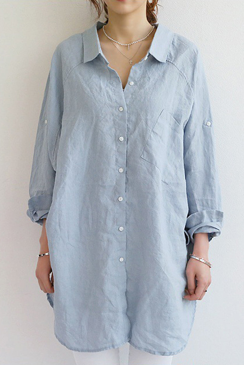 Kate | Oversized Linen Shirt