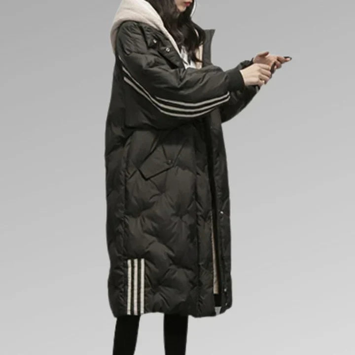 Tirivia - long down jacket for ladies