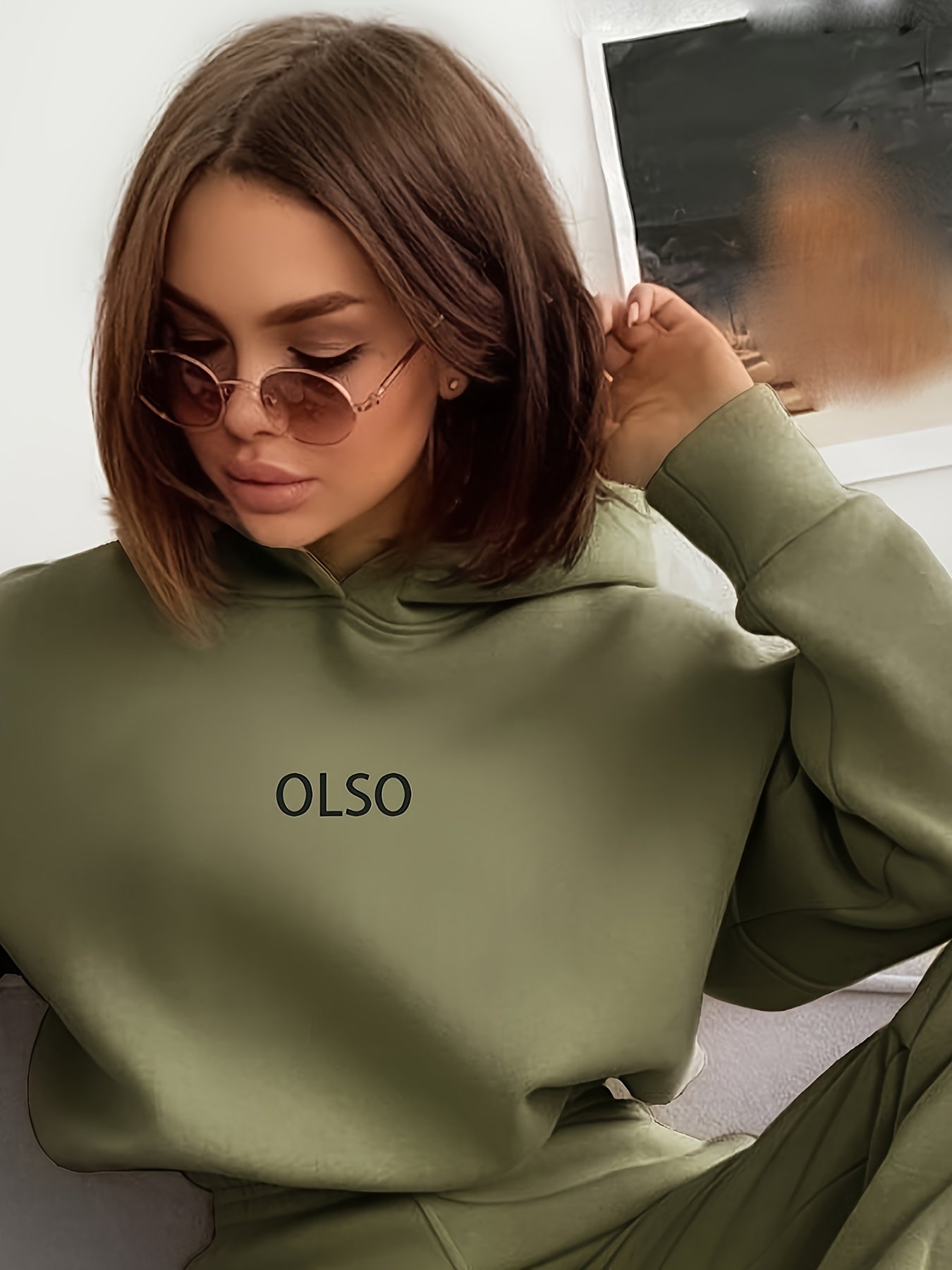 Emiziras - olso women's two-piece set consisting of hoodie and sweatpants