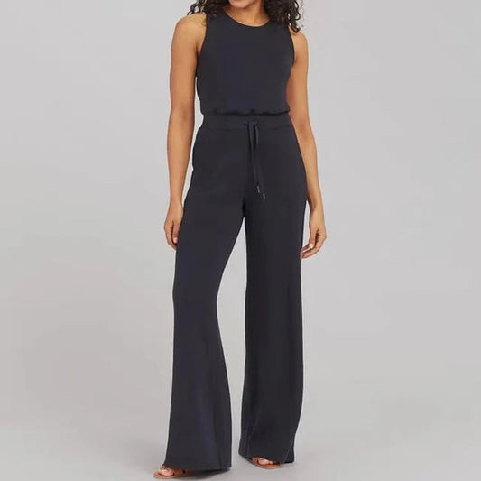 Maxine Wide Leg Pants Romper