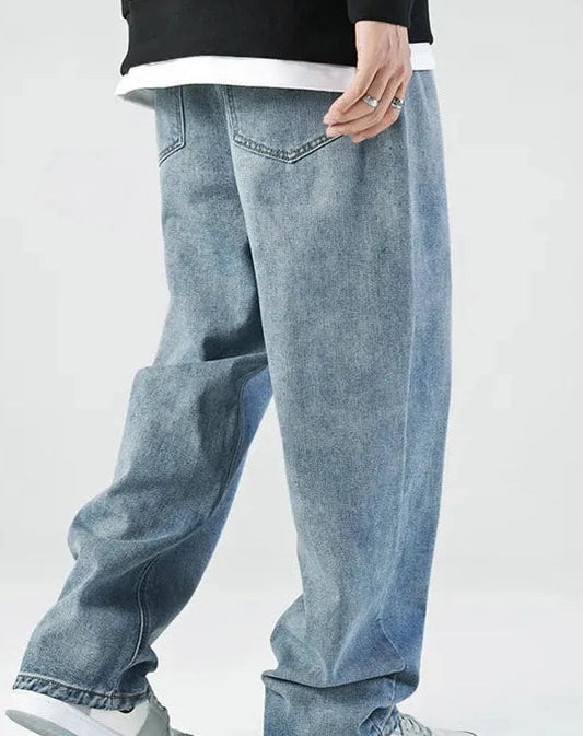 Classic loose wide-leg jeans - Axel