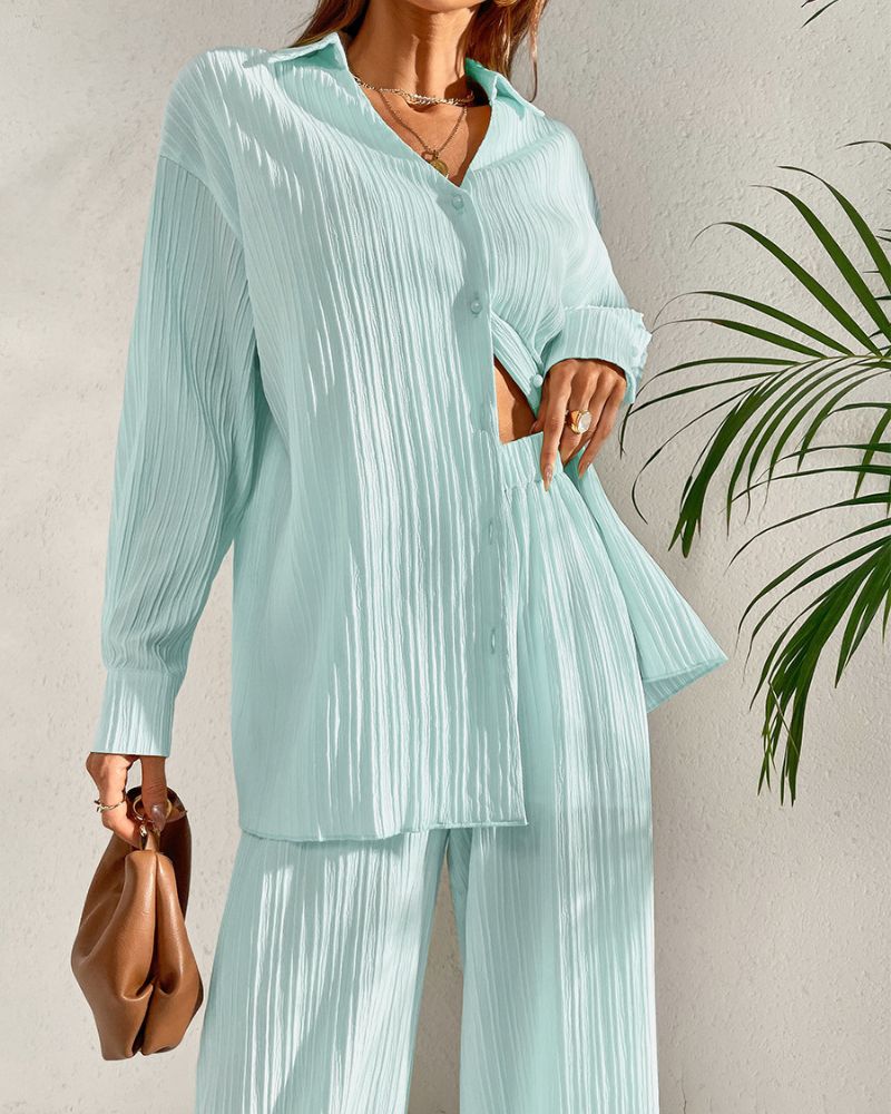 OCEAN BREEZE - LINEN 2 PIECE SET