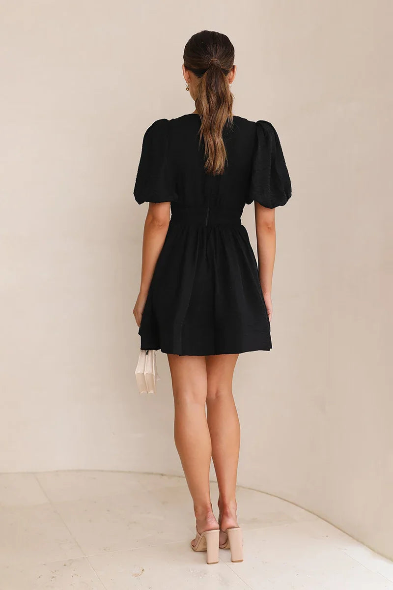 Erin Mini Dress - Black