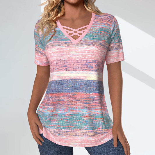 Casual Gradient Blouse