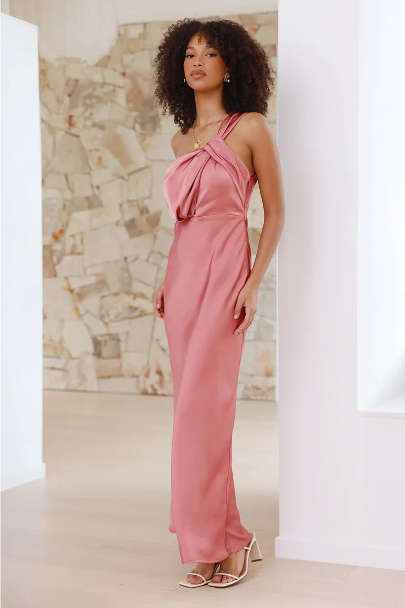 Greta Maxi Dress - Baked Rose