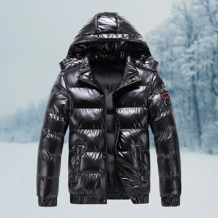 Weather-resistant and stylish men's winter coat