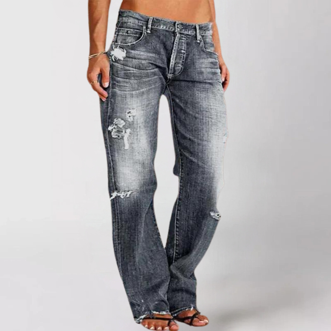 Penny - Loose wide-leg denim jeans