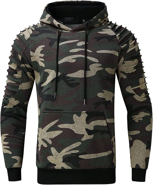 Pullover in a trendy camouflage colour for stylish men