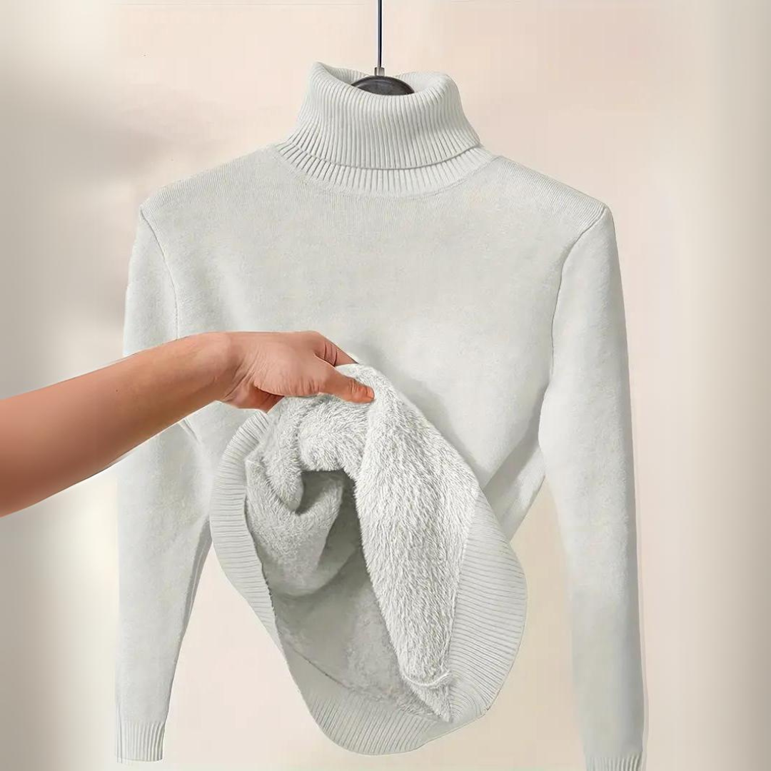 Rebecca - Turtleneck Pullover Thermal Sweater