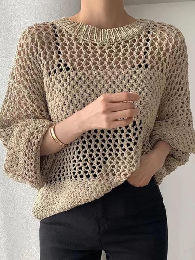 Gabriella - trendy knitted jumper for women