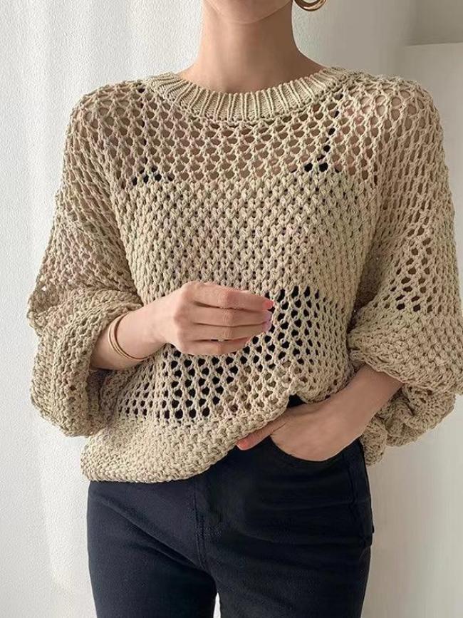 Gabriella - trendy knitted jumper for women