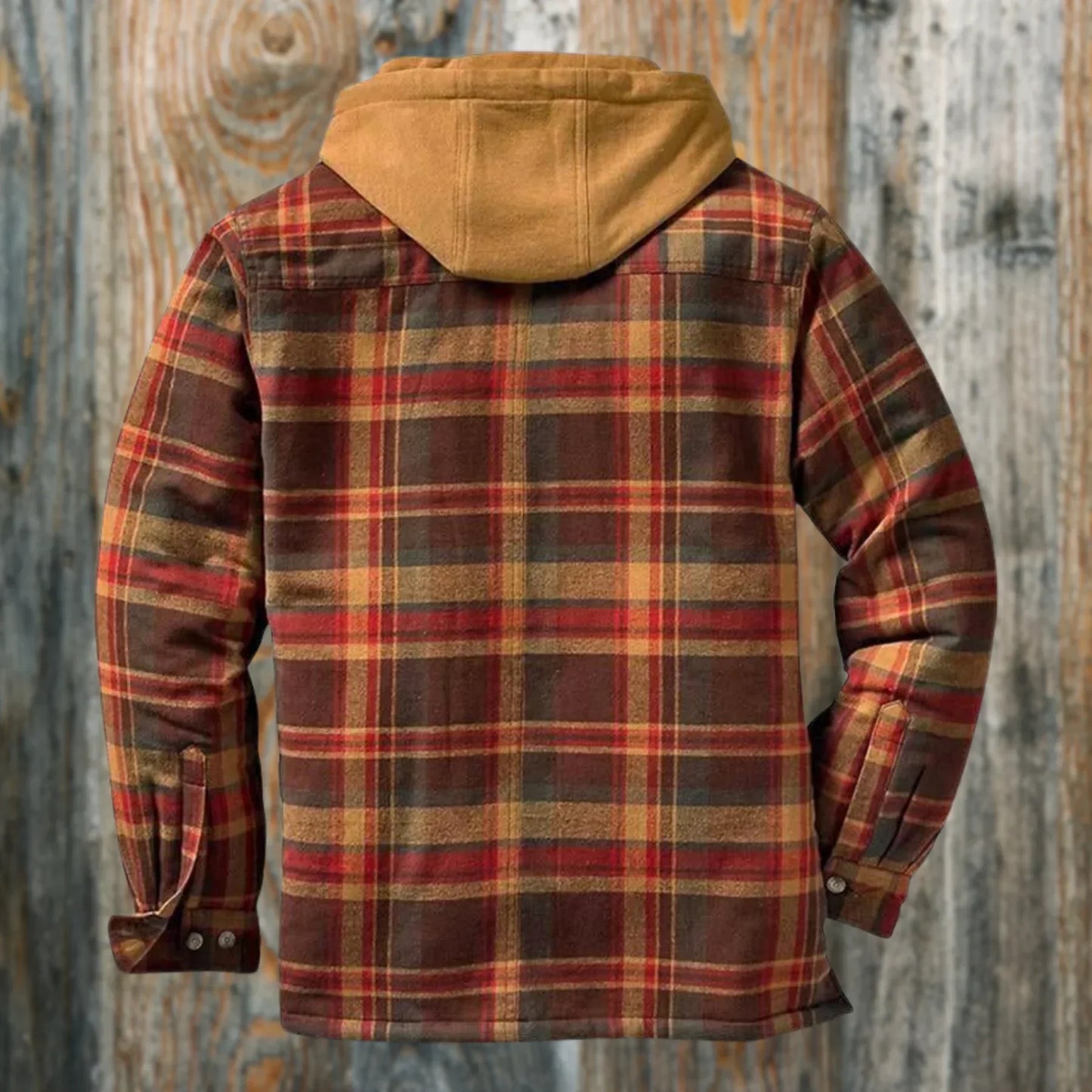 Blake - Lumberjack Insulated Flannel Jacket with Hood