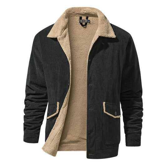 Warm bequeme herren jacke