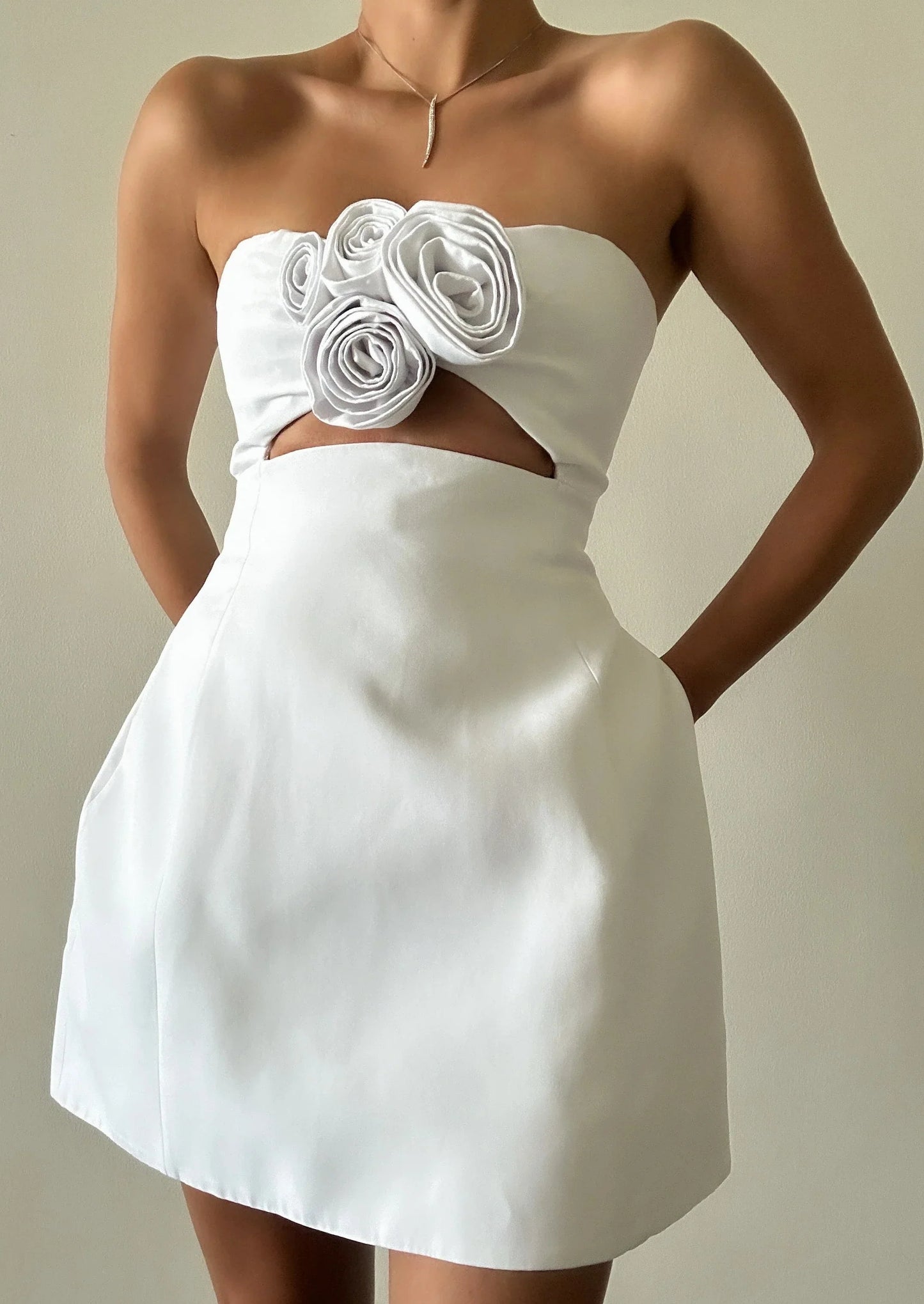 Valencia Dress - White