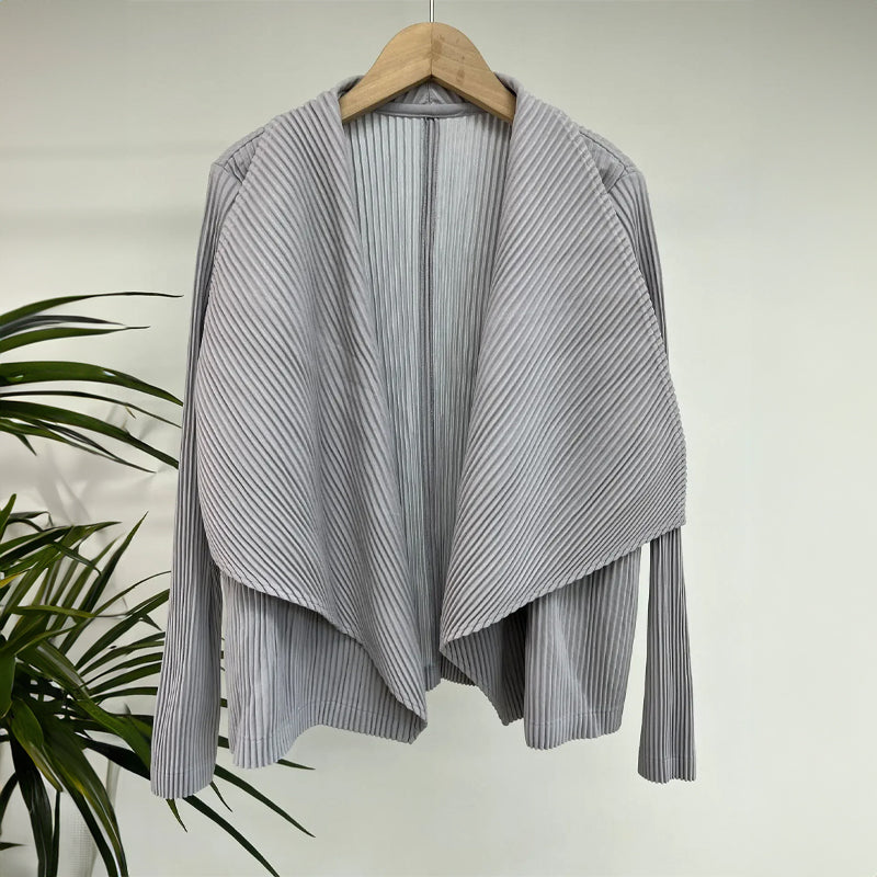 ALONA CHIC PLEATED CARDIGAN