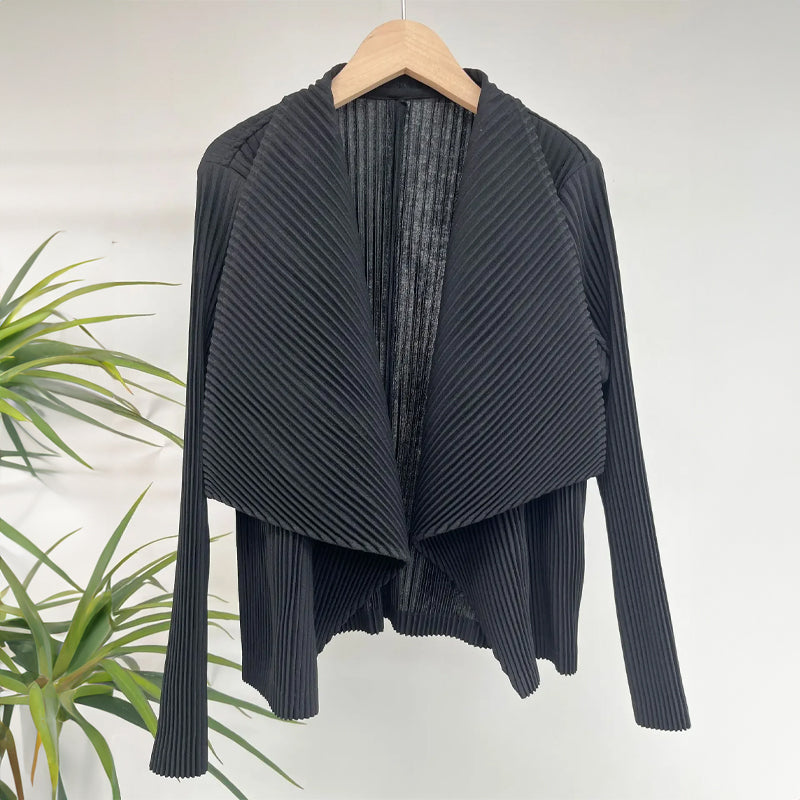 ALONA CHIC PLEATED CARDIGAN