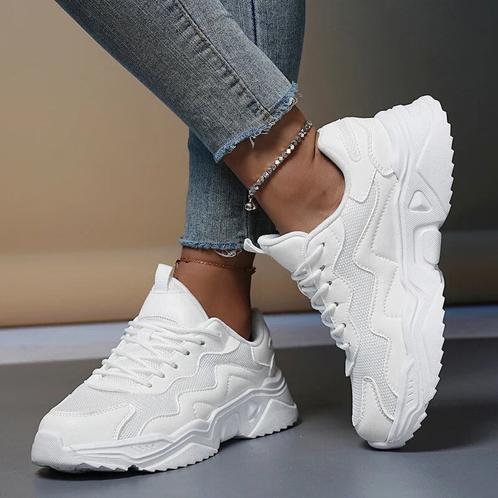 Emmeline - versatile white trainers for women