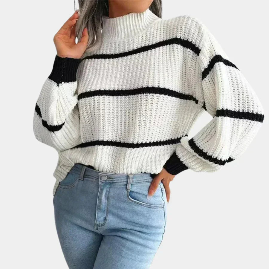 Cosy - cotton women's jumper with an elegant cut