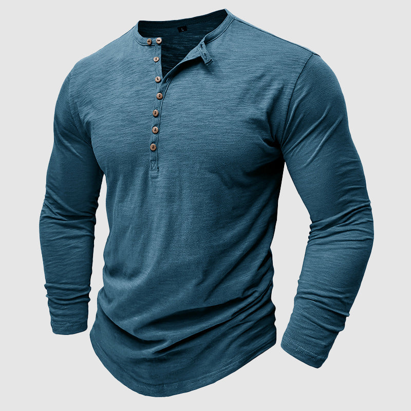 Blade Cotton Henley Shirt