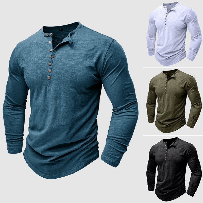 Blade Cotton Henley Shirt