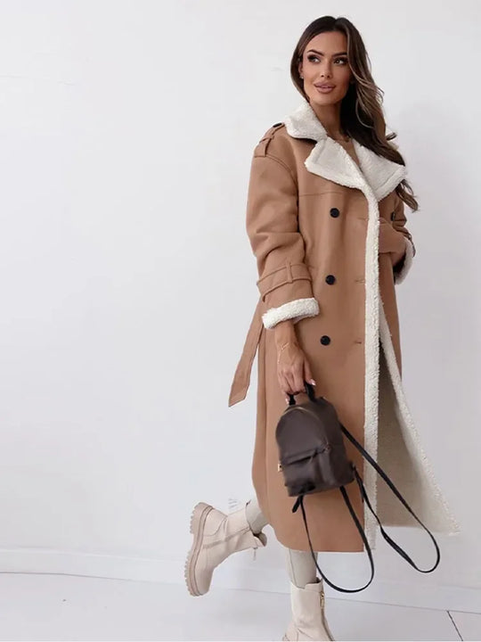 Monroe - elegant long winter coat for women