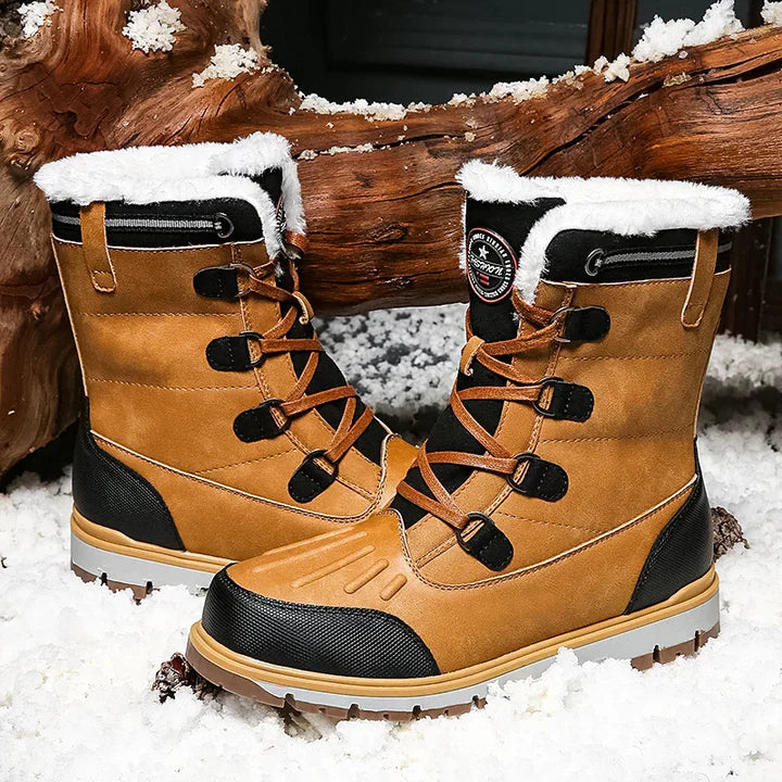 Weatherproof and insulated men's boots