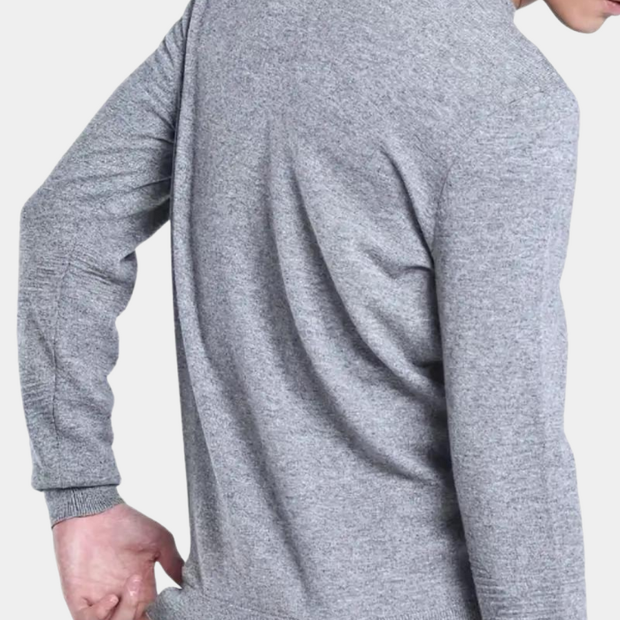 Stylish men's zip-up jumper