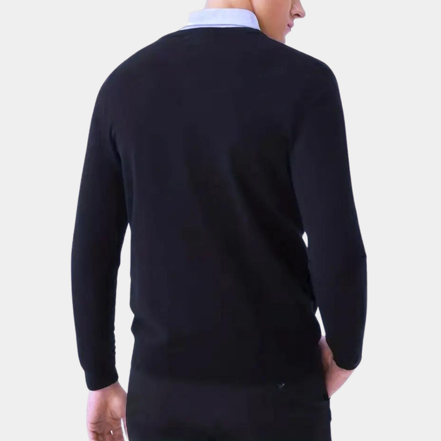 Stylish men's zip-up jumper