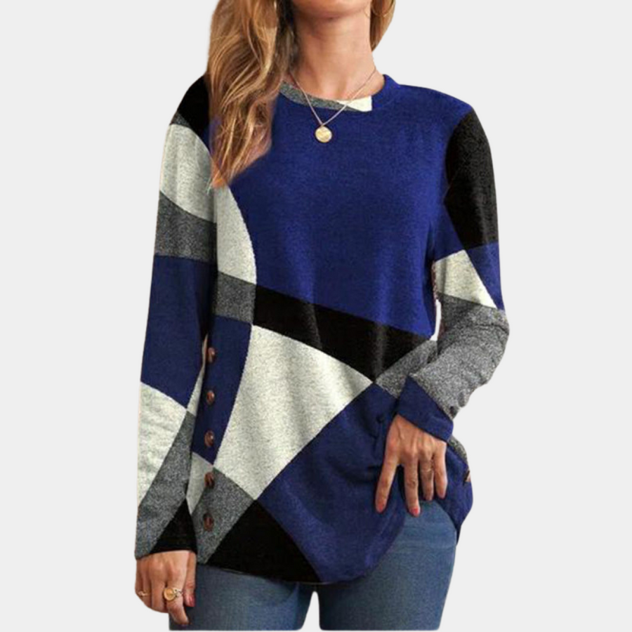 Casual women's long-sleeved t-shirt