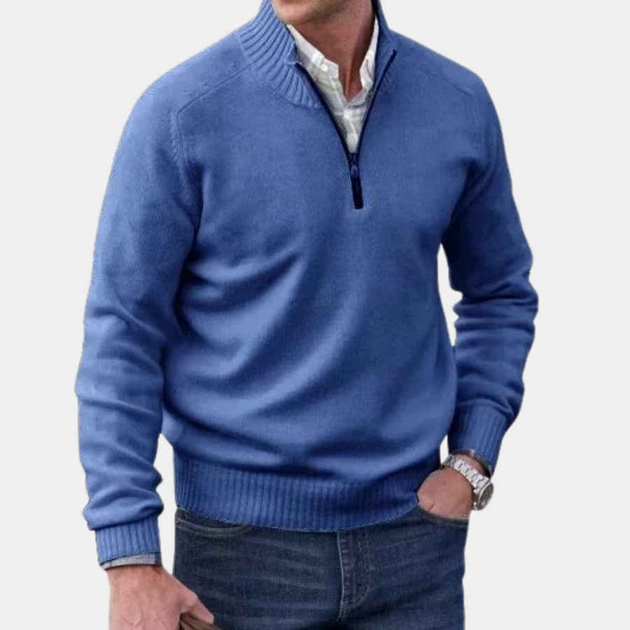 Stylish zipped jumper for men