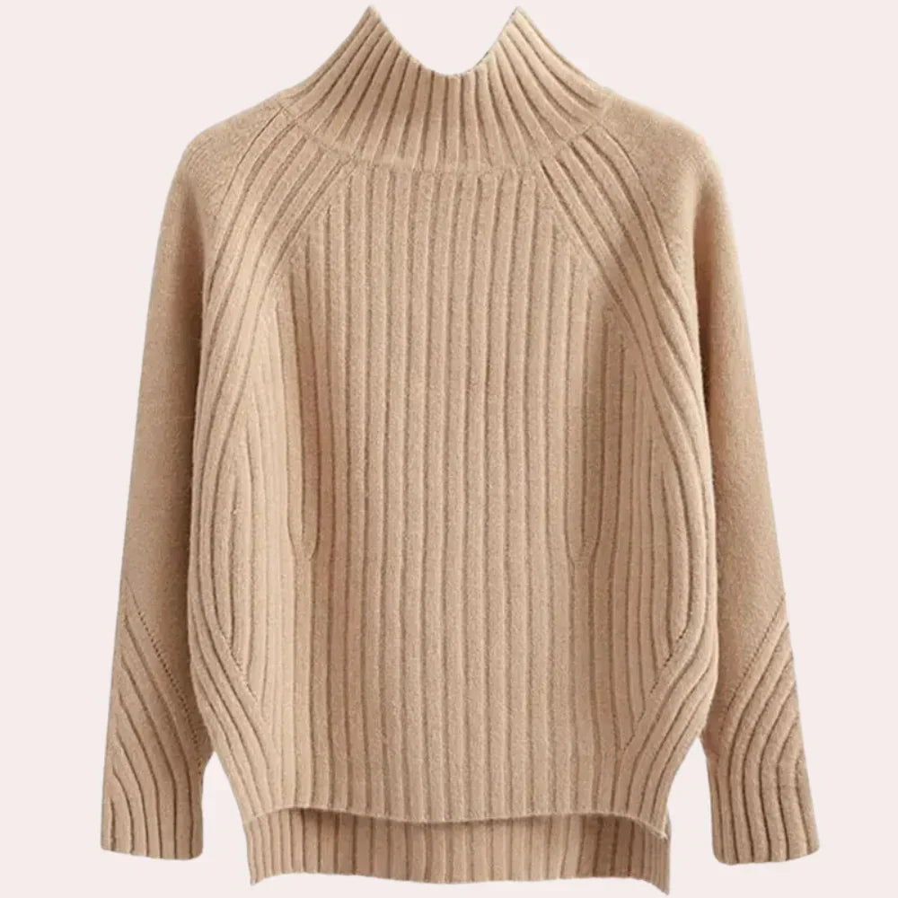 Catalina - stylish knitted turtleneck jumper for women