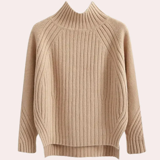 Catalina - stylish knitted turtleneck jumper for women