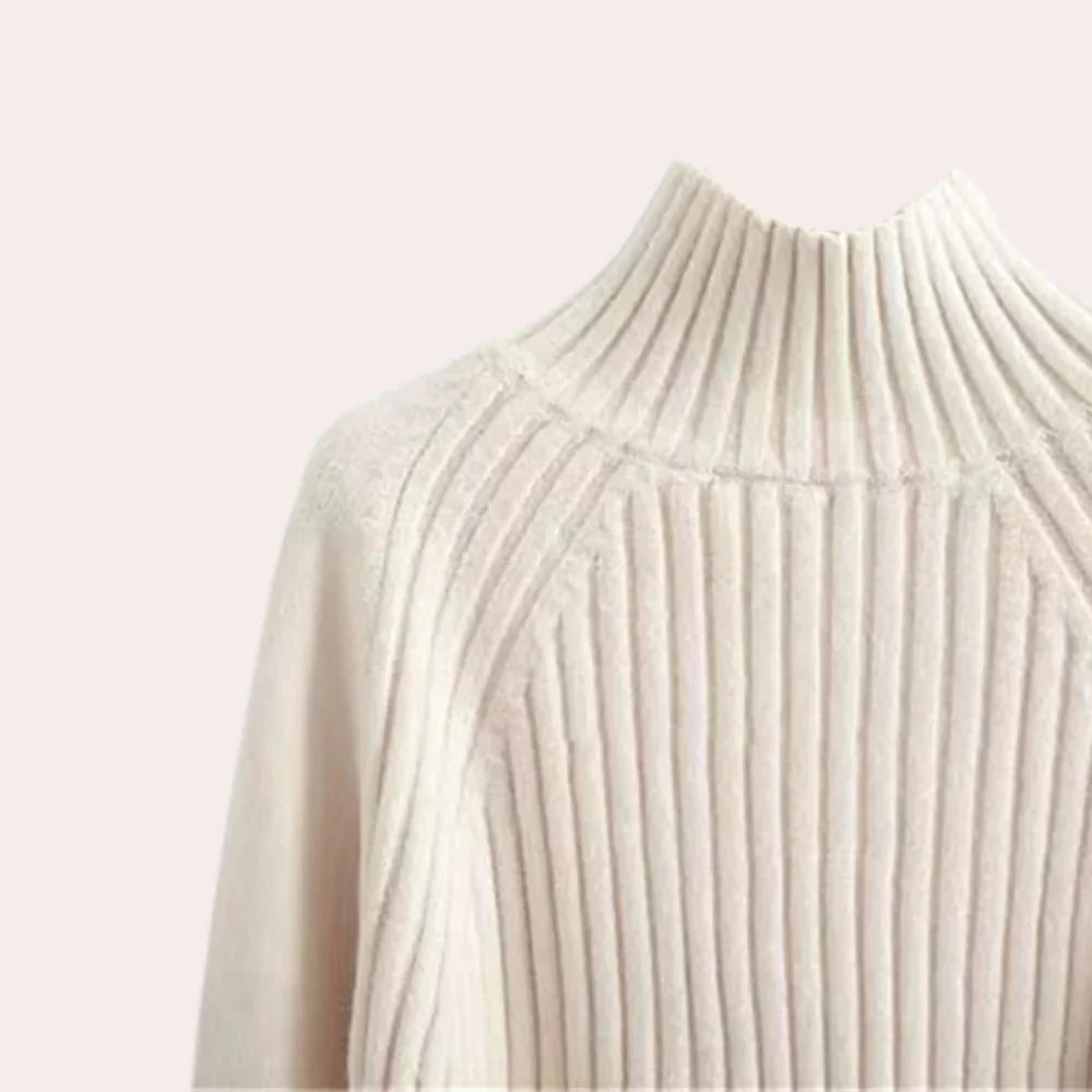 Catalina - stylish knitted turtleneck jumper for women