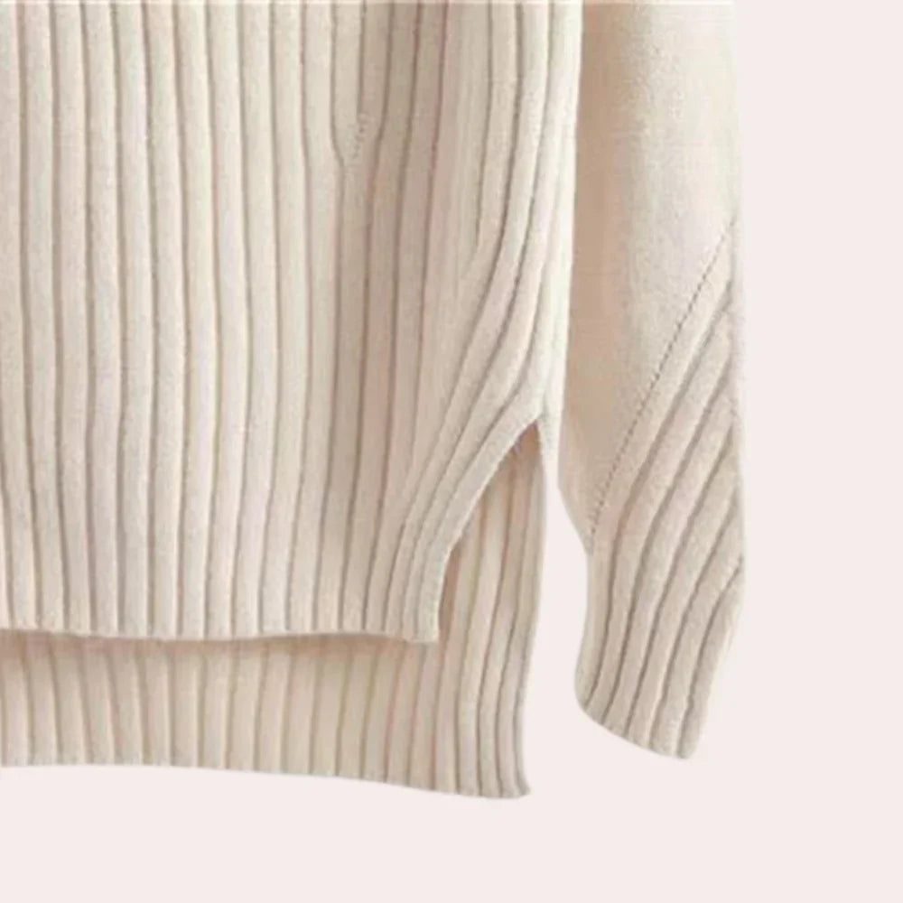 Catalina - stylish knitted turtleneck jumper for women