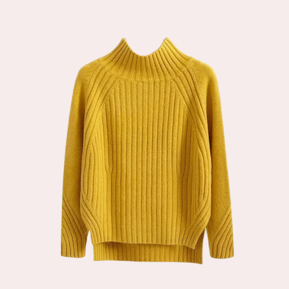 Catalina - stylish knitted turtleneck jumper for women