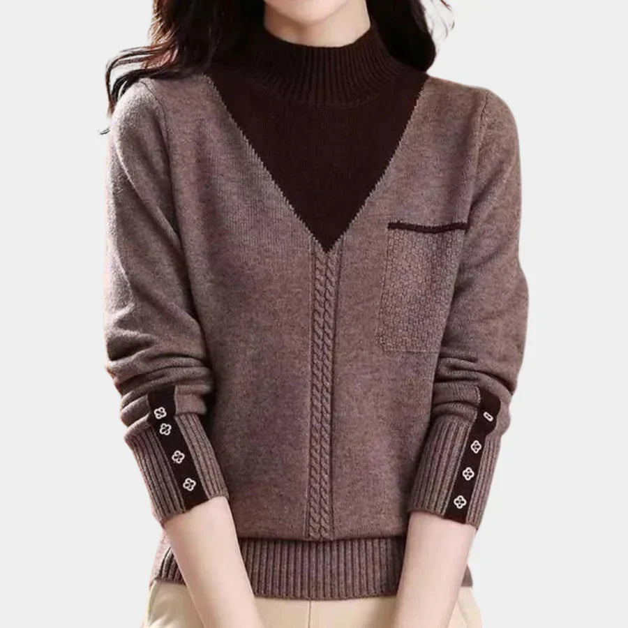 Tica - stylish knitted jumper for women