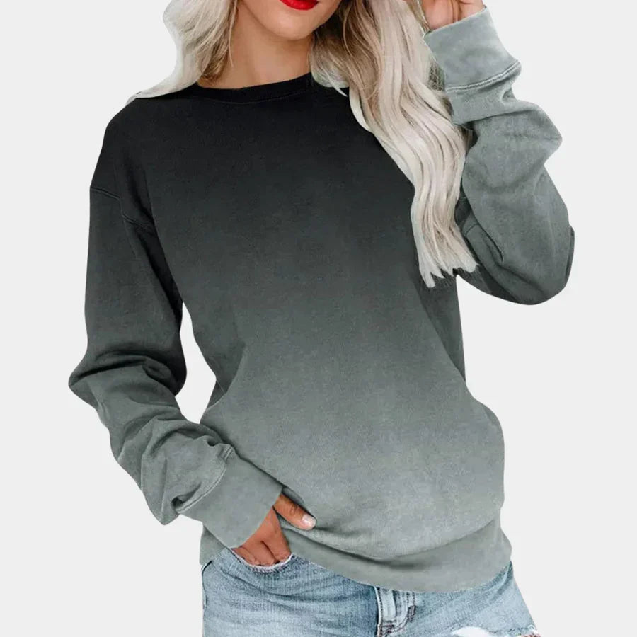 Ivet - trendy gradient jumper for women