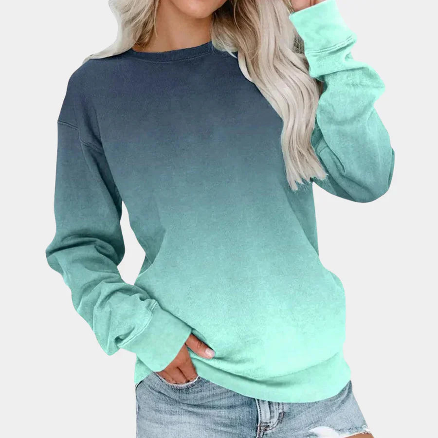 Ivet - trendy gradient jumper for women