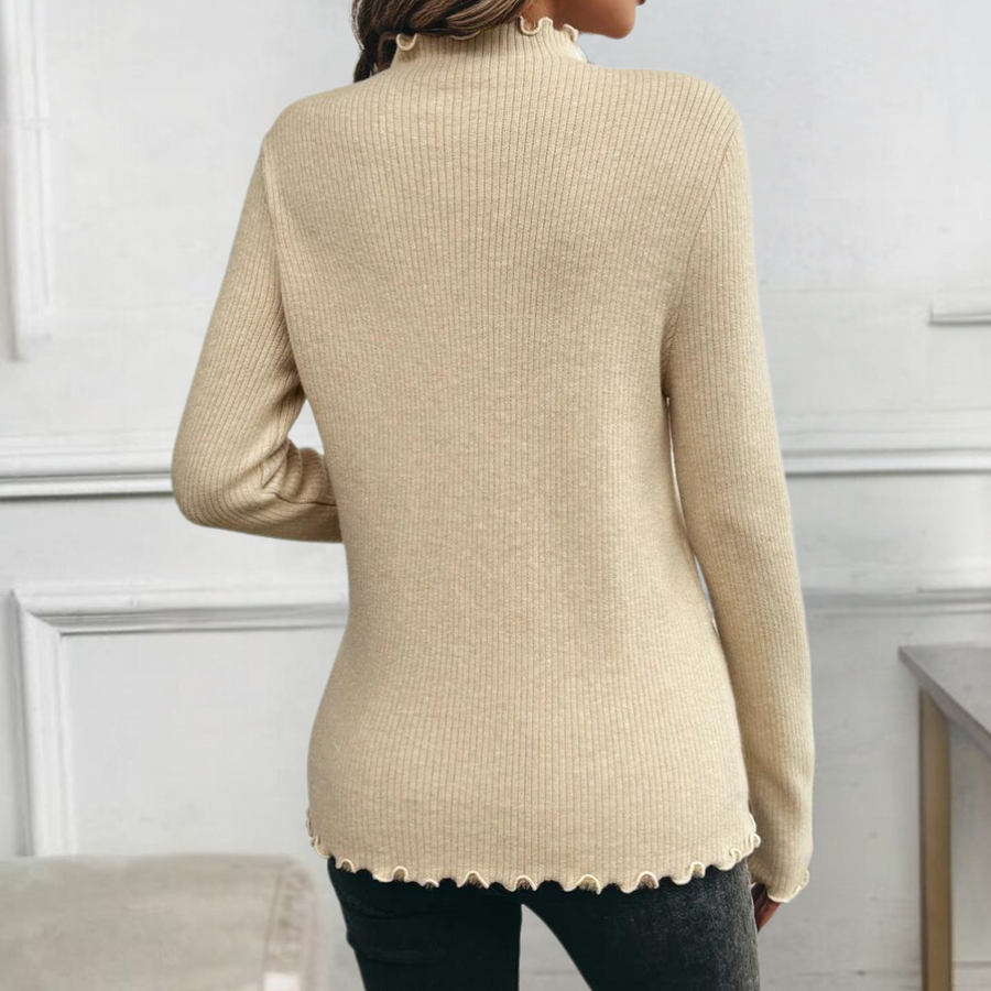 Ianthe - elegant warm jumper for women