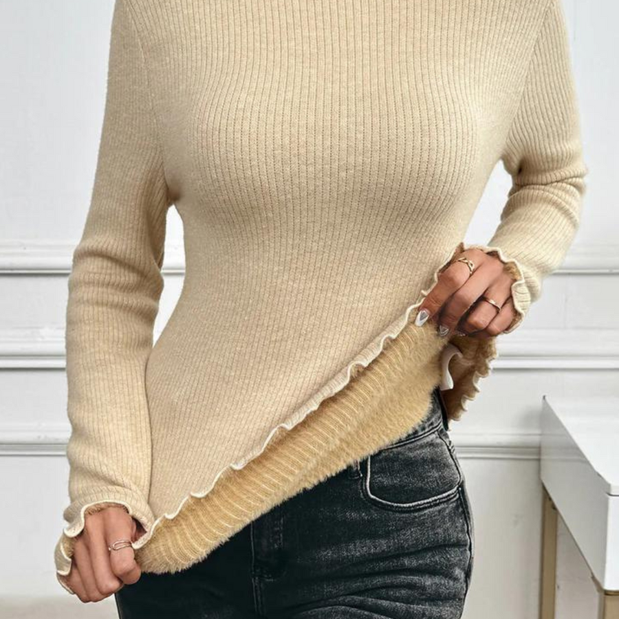 Ianthe - elegant warm jumper for women