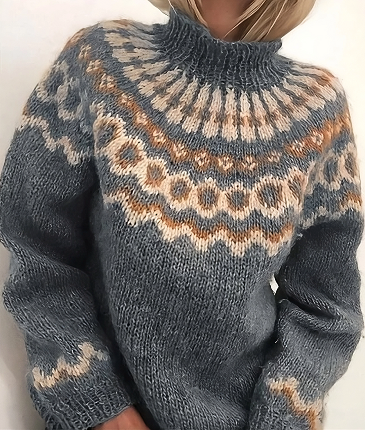 Cosy ladies' turtleneck made of Icelandic wool