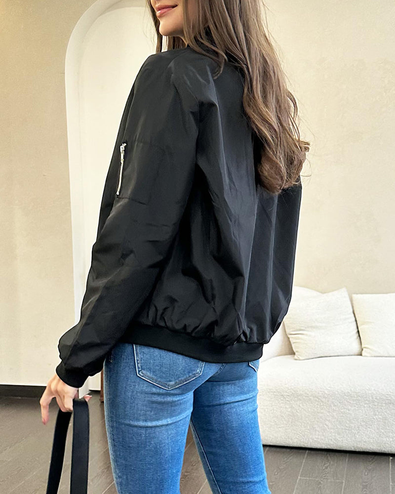 Stylish streetwear bomber jacket - meredith