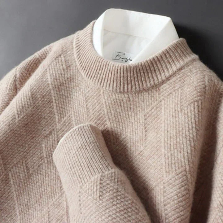 Elegant men's cashmere jumper in various colours