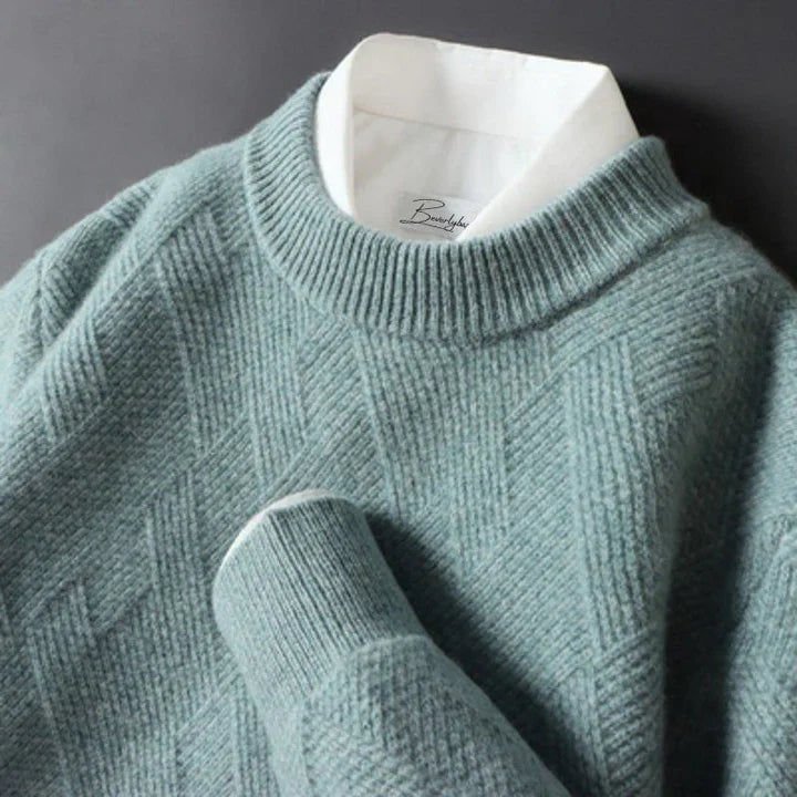 Elegant men's cashmere jumper in various colours