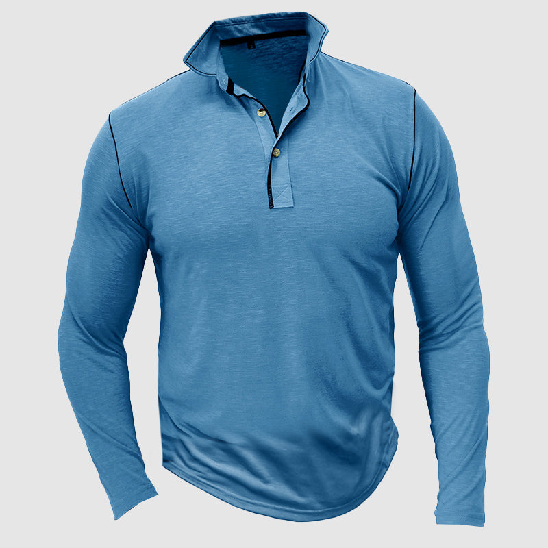 Davidson Solid Color Long Sleeve Shirt