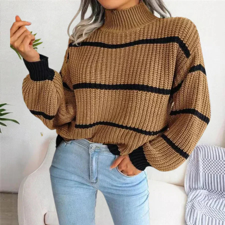 Cosy - cotton women's jumper with an elegant cut